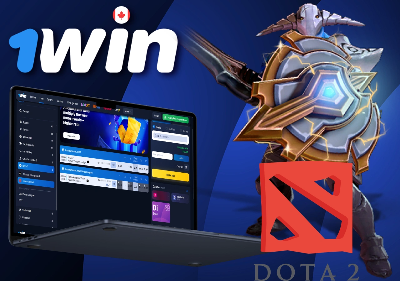 Bet on Dota 2 and claim up to 2,800 CAD bonus